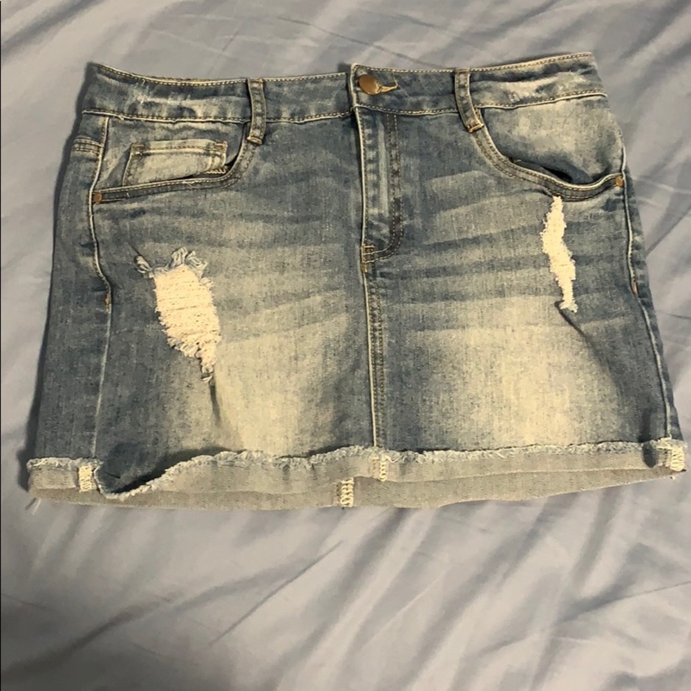 JEAN MINI SKIRT
